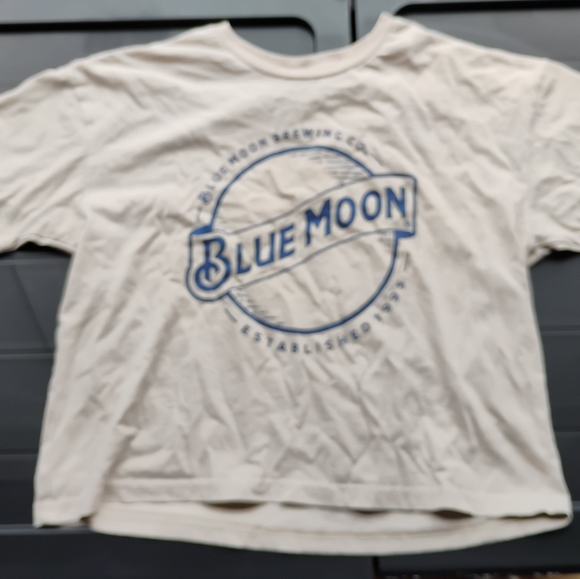 Blue Moon Cream Crop Top - Picture 1 of 3